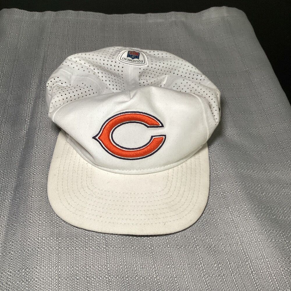New Era NFL Chicago Bears Relaxed Fit Mesh Adjustable White Baseball Cap